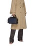 Figure View - Click To Enlarge - DELVAUX - 'Cool Box' denim satchel