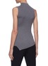 Back View - Click To Enlarge - THEORY - Asymmetric hem rib knit sleeveless top