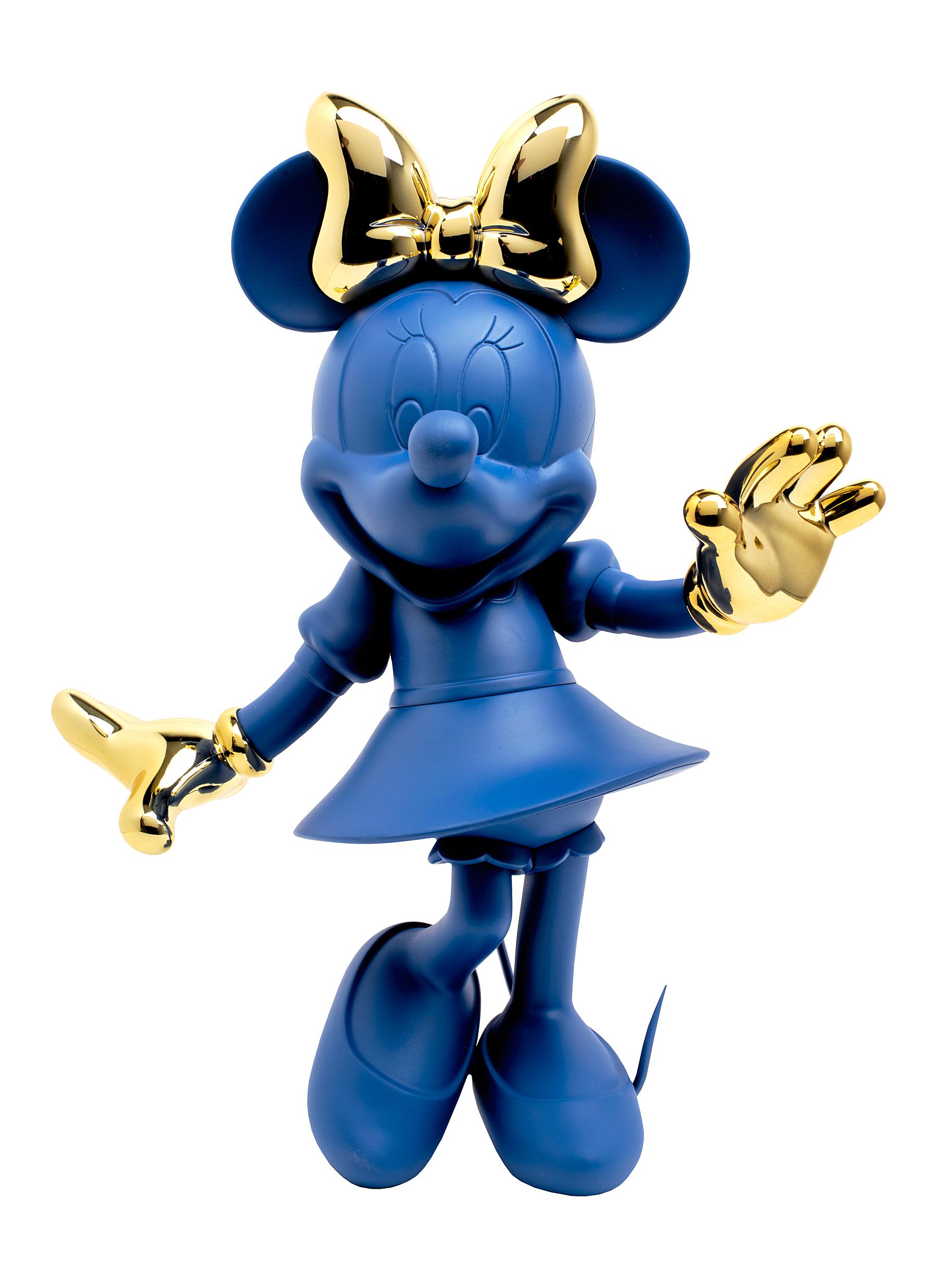 Leblon Delienne Life-size Minnie Welcome Sculpture - Matt Blue/gold ...