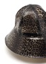 Detail View - Click To Enlarge - MAISON MICHEL - 'Julianne' Leopard Print PVC Bucket Hat