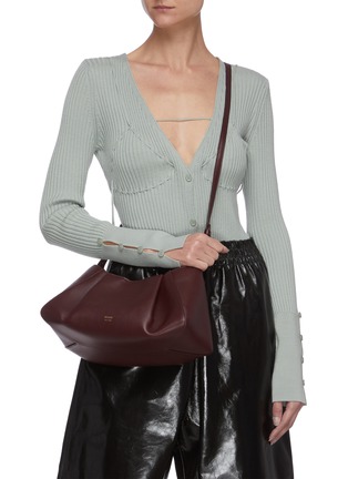 Figure View - Click To Enlarge - KHAITE - 'Jeanne' small gathered leather crossbody bag
