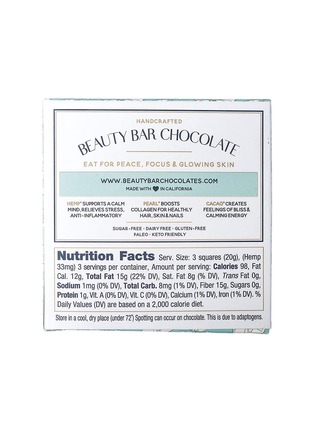 Detail View - Click To Enlarge - BEAUTY BAR CHOCOLATE - BEAUTY BAR CHOCOLATE – CALM COLLAGEN BAR WITH HEMP CBD