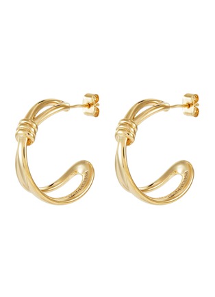 Main View - Click To Enlarge - PHILIPPE AUDIBERT - 'Reese' cinched knot cutout earrings