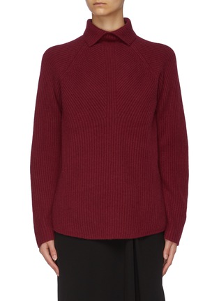 Main View - Click To Enlarge - THEORY - Turtleneck ribbed knit sweater