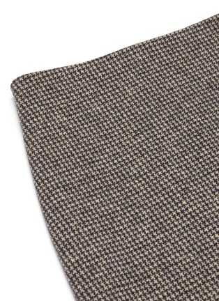 Detail View - Click To Enlarge - THEORY - A-Line Houndstooth Knit Mini Skirt