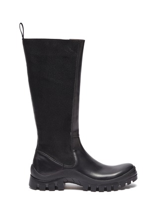 Main View - Click To Enlarge - ATP ATELIER - 'Bitonto' leather mid calf boots