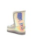 Detail View - Click To Enlarge - MOU - Eskimo Tall' croc-embossed leather kids winter boots