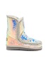 Main View - Click To Enlarge - MOU - Eskimo Tall' croc-embossed leather kids winter boots