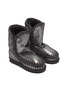 Figure View - Click To Enlarge - MOU - Eskimo Tall' microglitter leather kids winter boots