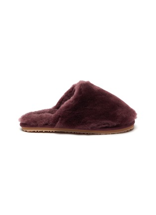 Main View - Click To Enlarge - MOU - Closed Toe Fur Slippers
