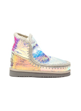 Main View - Click To Enlarge - MOU - 'Eskimo 18 Short' iridescent winter boots