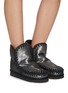 Figure View - Click To Enlarge - MOU - 'Eskimo 18 Short' microglitter winter boots