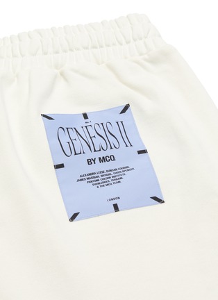  - MC Q - 'Genesis II' Dart low crotch cotton sweatshorts