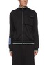 Main View - Click To Enlarge - MC Q - 'Genesis II' chest pocket multi-colour piped track jacket