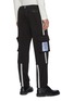 Back View - Click To Enlarge - MC Q - Stripe outseam drawstring jogging pants