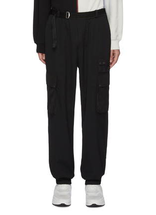 Main View - Click To Enlarge - MC Q - 'Genesis II' belted cargo pants