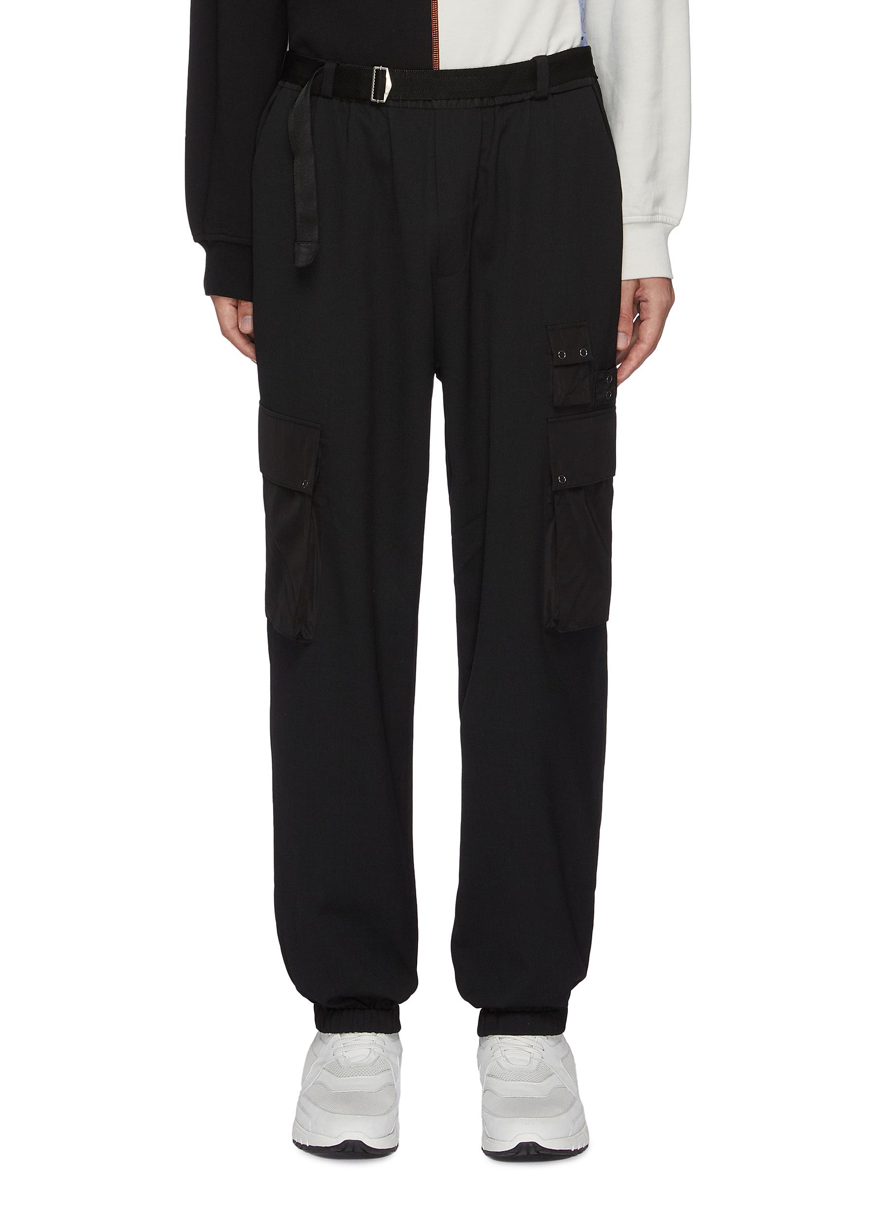 belted cargo pants