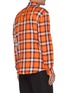 Back View - Click To Enlarge - MC Q - Geometry Patch Higher Graphic Check Shirt