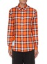 Main View - Click To Enlarge - MC Q - Geometry Patch Higher Graphic Check Shirt