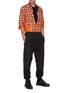 Figure View - Click To Enlarge - MC Q - Geometry Patch Higher Graphic Check Shirt
