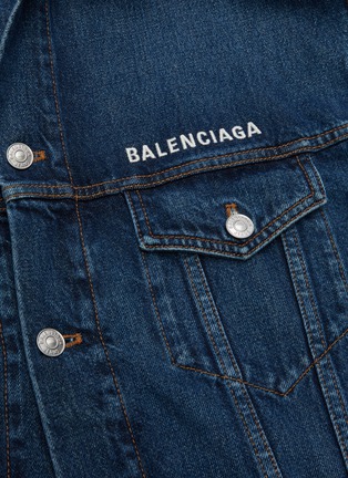  - BALENCIAGA - Oversized denim jacket