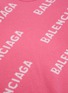  - BALENCIAGA - Diagonal logo print sweater