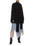 Figure View - Click To Enlarge - BALENCIAGA - Pleated scarf blouse