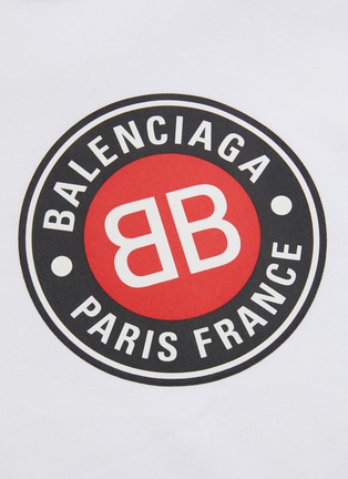  - BALENCIAGA - BB logo patch T-shirt