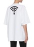 Back View - Click To Enlarge - BALENCIAGA - Arrow graphic print oversized T-shirt