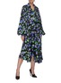 Figure View - Click To Enlarge - BALENCIAGA - Floral print bell sleeve blouse
