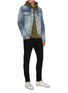 Figure View - Click To Enlarge - DENHAM - Bolt Welt' unwashed skinny jeans