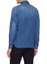 Back View - Click To Enlarge - DENHAM - 'Axel' three-year indigo denim shirt