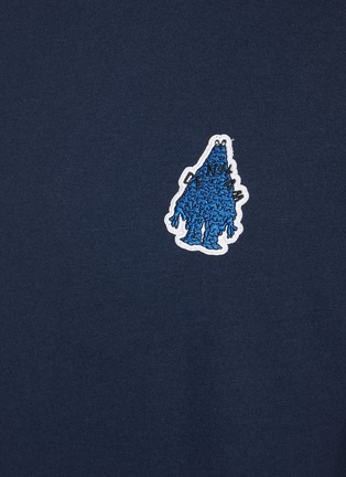  - DENHAM - Denham Monster Embroidered Patch Cotton Jersey T-shirt
