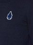  - DENHAM - Blue Blob Monster Embroidered Patch Cotton Blend Sweatshirt