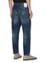 Back View - Click To Enlarge - DENHAM - Splash Paint Patch Pocket Jeans