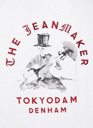  - DENHAM - Bedale' tokyodam logo print jersey T-shirt