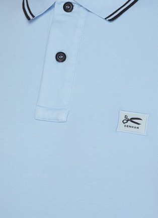  - DENHAM - 'Regency' logo patch polo shirt