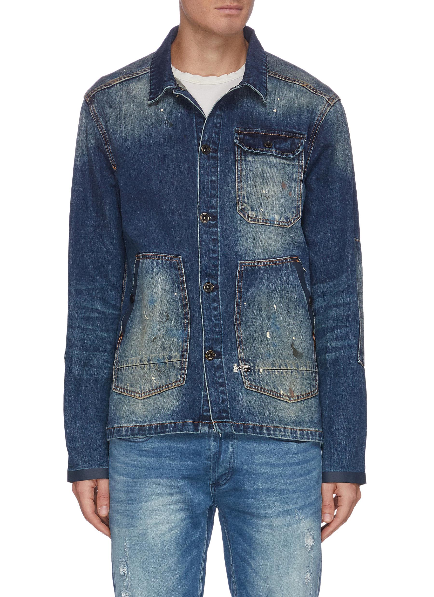 goosecraft leather biker jacket