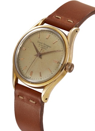 Detail View - Click To Enlarge - LANE CRAWFORD VINTAGE WATCHES - Girard-Perregaux Time Only rose gold watch