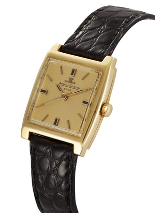Detail View - Click To Enlarge - LANE CRAWFORD VINTAGE WATCHES - Jaeger Le Coultre Club 18k gold watch