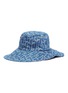 Figure View - Click To Enlarge - LAURENCE & CHICO - Monogram print brim denim bucket cap