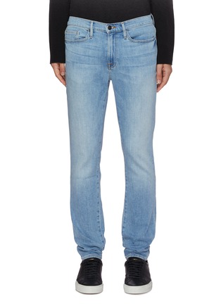 Main View - Click To Enlarge - FRAME - L'Homme Core' light wash skinny jeans