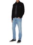 Figure View - Click To Enlarge - FRAME - L'Homme Core' light wash skinny jeans