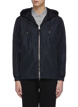 Main View - Click To Enlarge - BURBERRY - Hooded nylon jacket