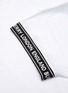 - BURBERRY - 'Teslow' logo tape cuff cotton T-shirt
