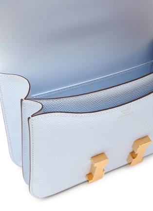 Detail View - Click To Enlarge - MAIA - Mini Constance Blue Burme 18cm Epsom leather bag