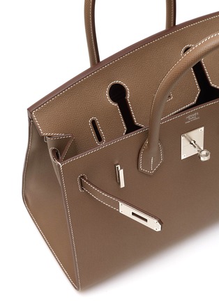 Detail View - Click To Enlarge - MAIA - Birkin Sellier Etoupe 30cm Epsom leather bag