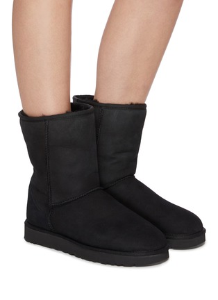 Figure View - Click To Enlarge - UGG - 'Classic Short II' mid calf winter boots