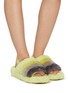 Figure View - Click To Enlarge - UGG - 'Fluff Yeah Slide' Slingback All-over Fur Platform Sandals