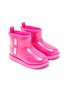 Figure View - Click To Enlarge - UGG - 'Classic Clear Mini II' Kids PVC Winter Ankle Boots